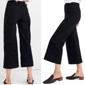 Madewell Emmett wide-leg crop size 28